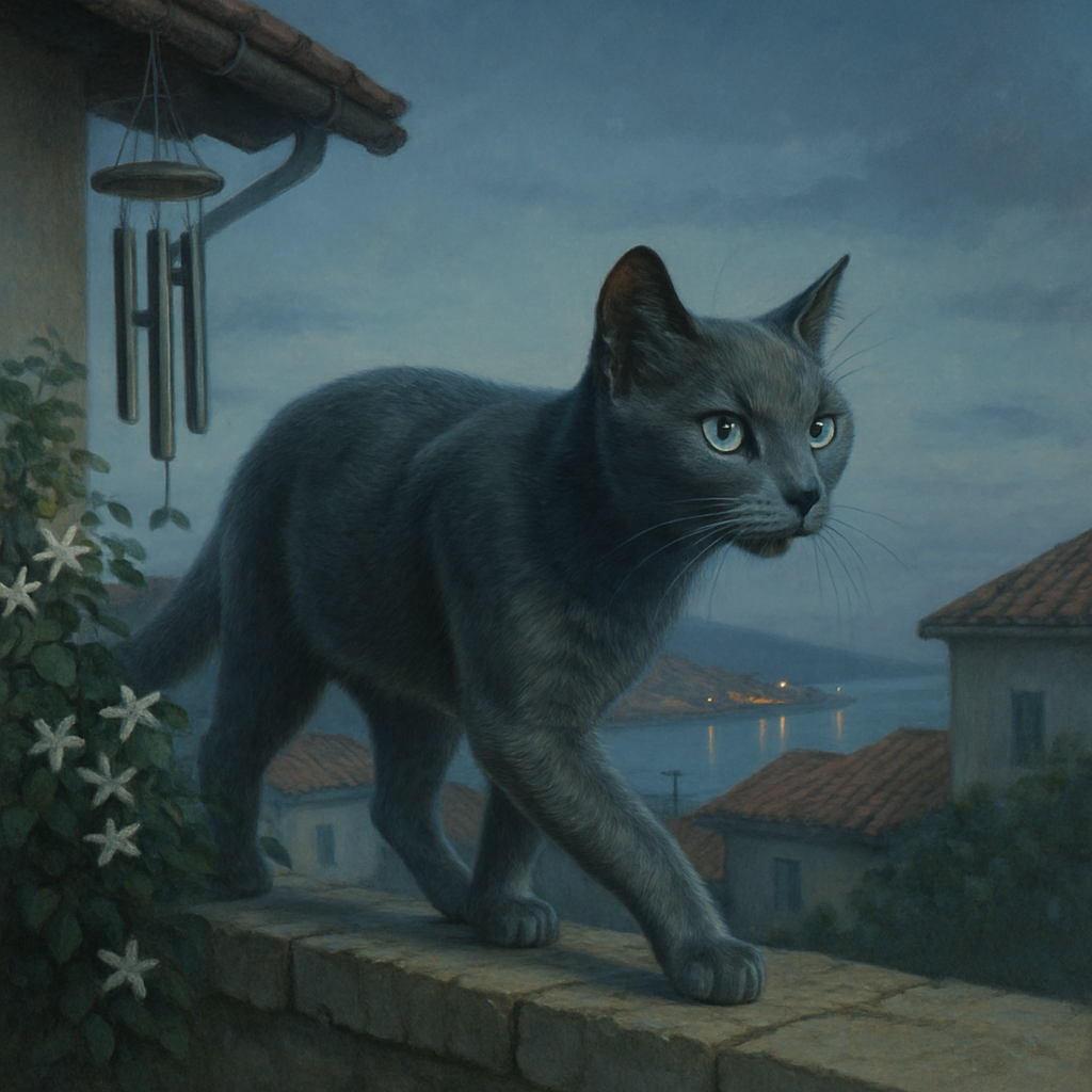 Cat Twilight Prowl Painting by numbers kit