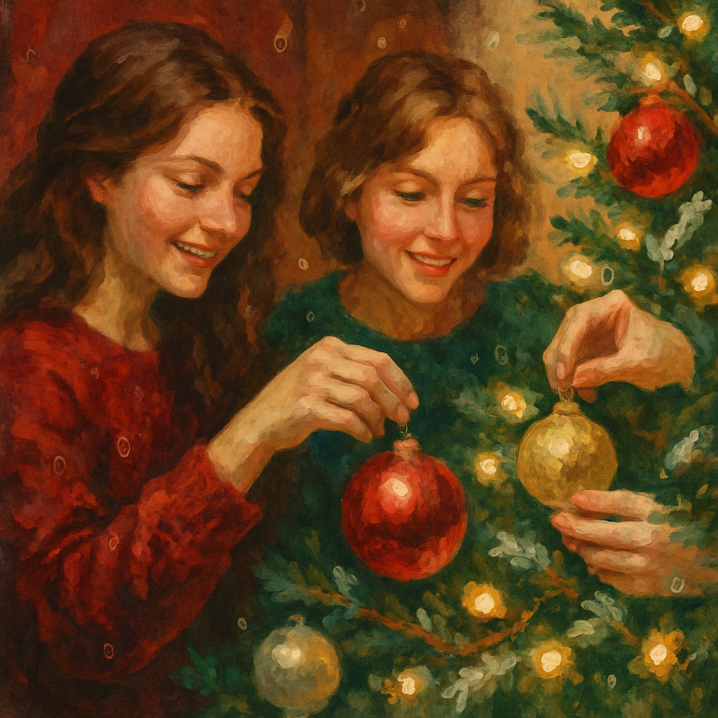 Ornaments After Midnight paint by color