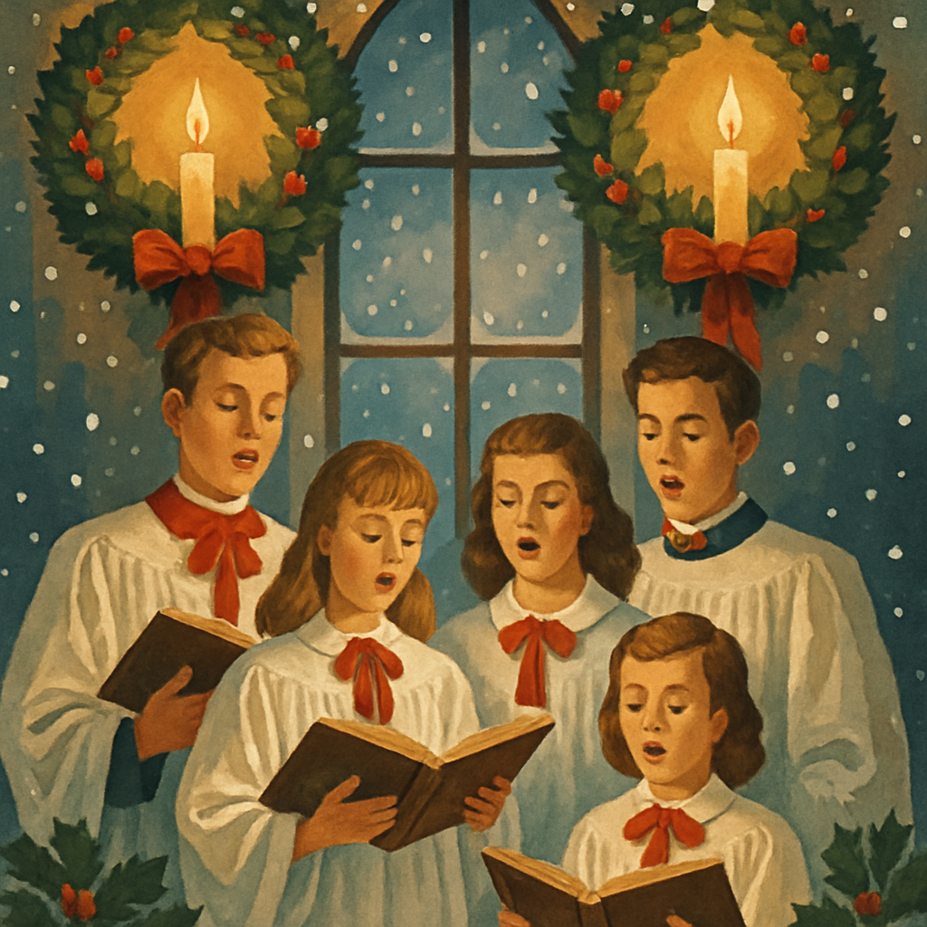 Candlelit Christmas Blessing Painting by numbers kit