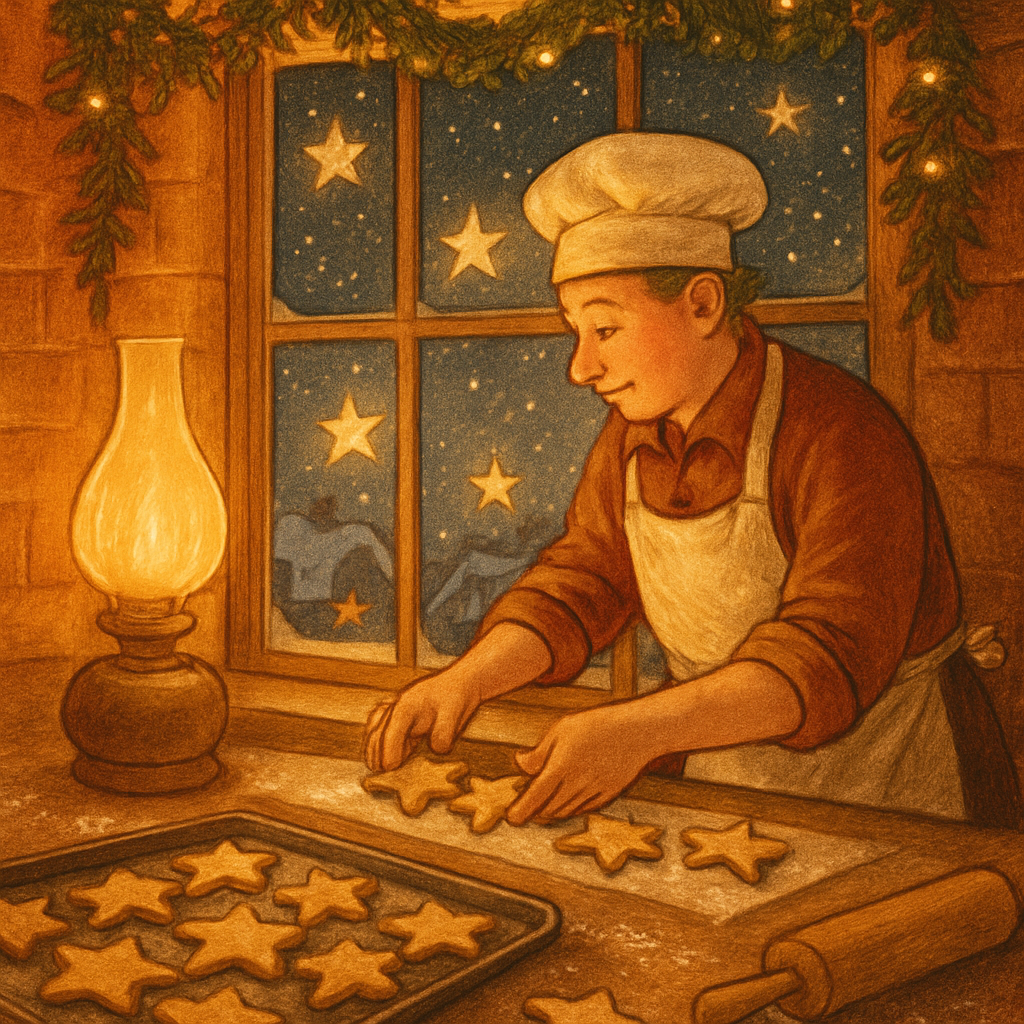 Star Baker At The Window paint by number