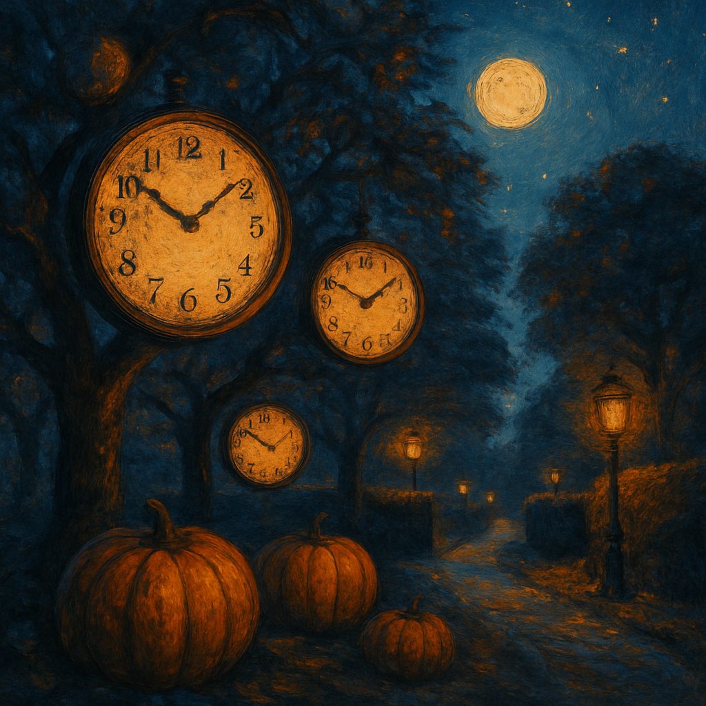 The Orchard Of Hollow Clocks Numbered painting kits