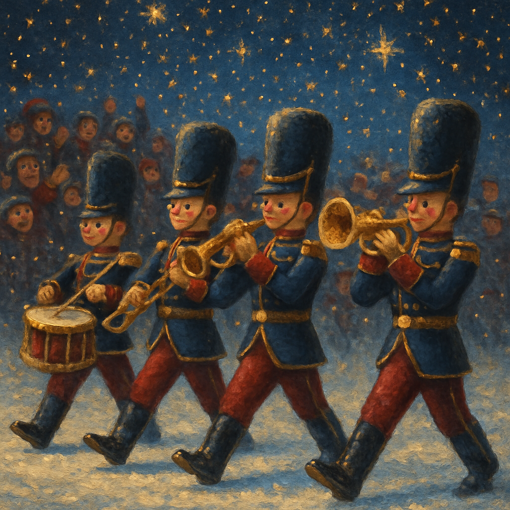 Stardust Nutcracker March Numbered painting kits