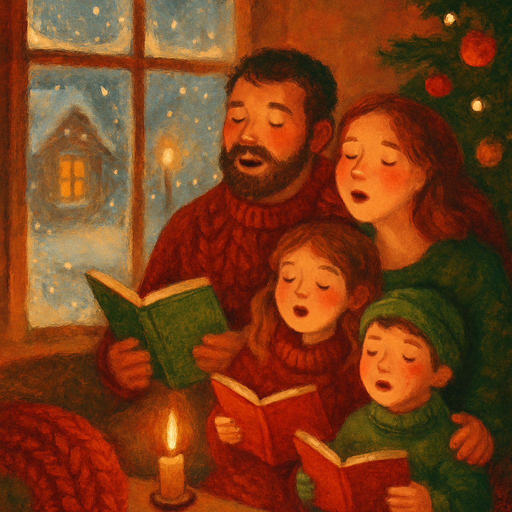 Window Seat Midnight Carol Paint by numbers kits