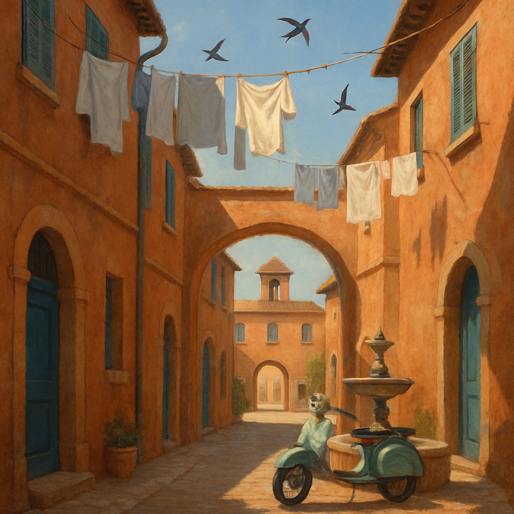 Italy Sunwashed Courtyards Paint by numbers kits