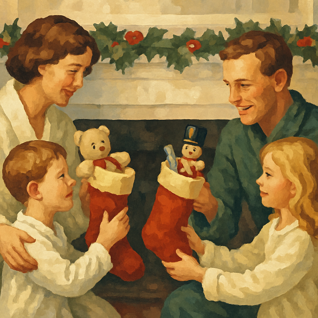 Stocking Exchange Morn paint by number