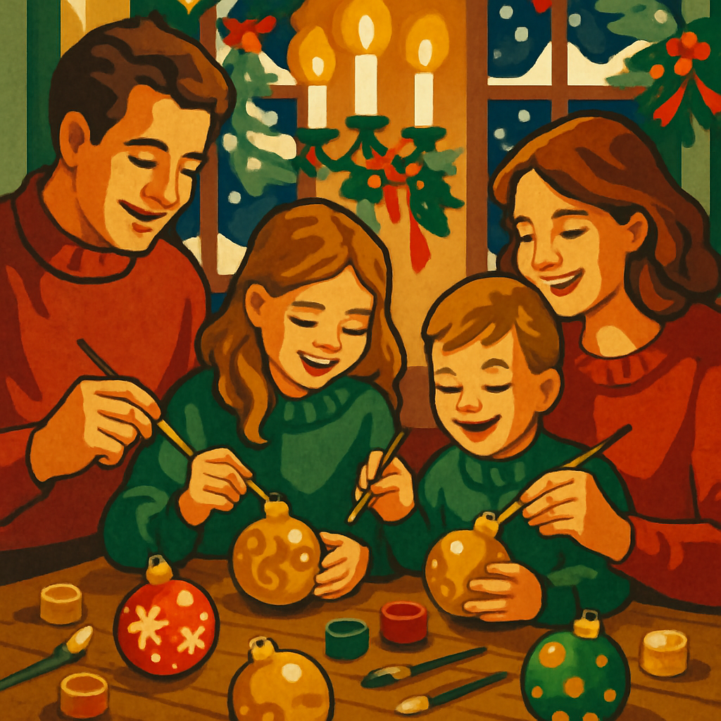 Ornament Workshop Joy Paint by numbers kits