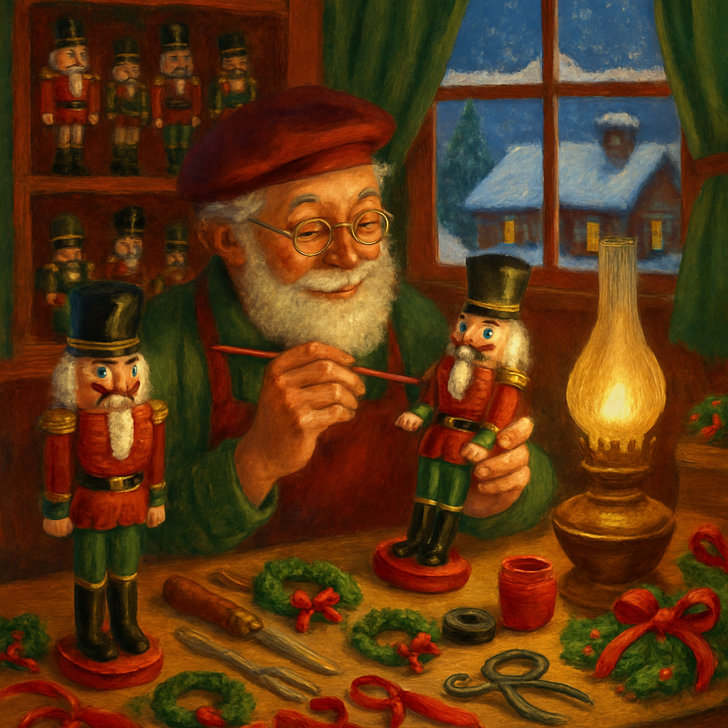 Nutcracker Toymaker Workshop paint by color