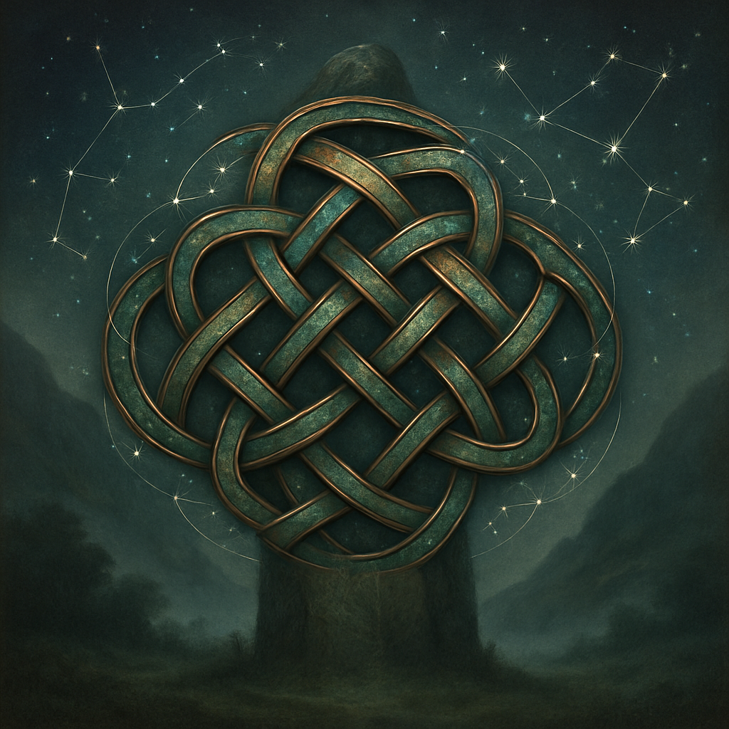 Celtic Starwoven Knots Numbered painting kits
