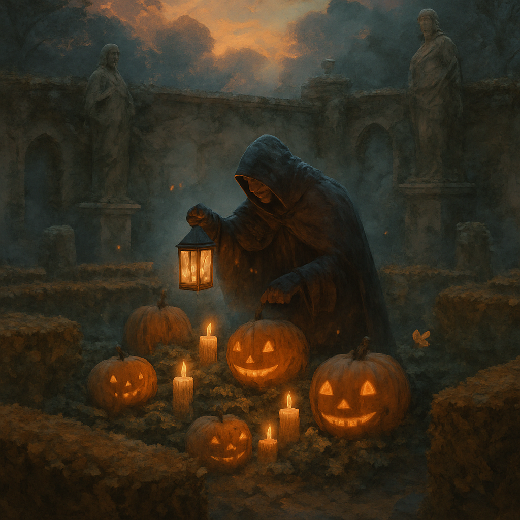 The Lantern Keepers Garden painting number kit