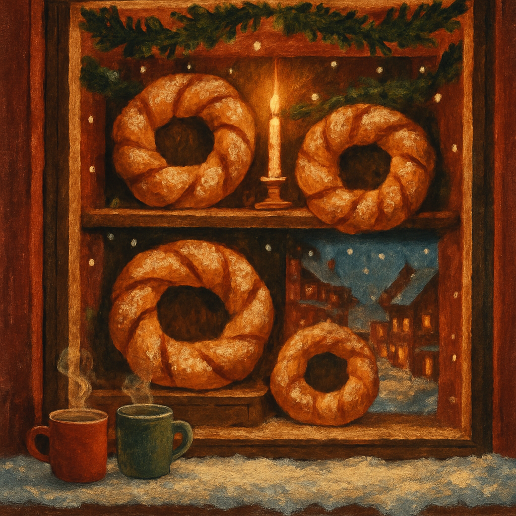 Candlelight Window Bakery painting number kit