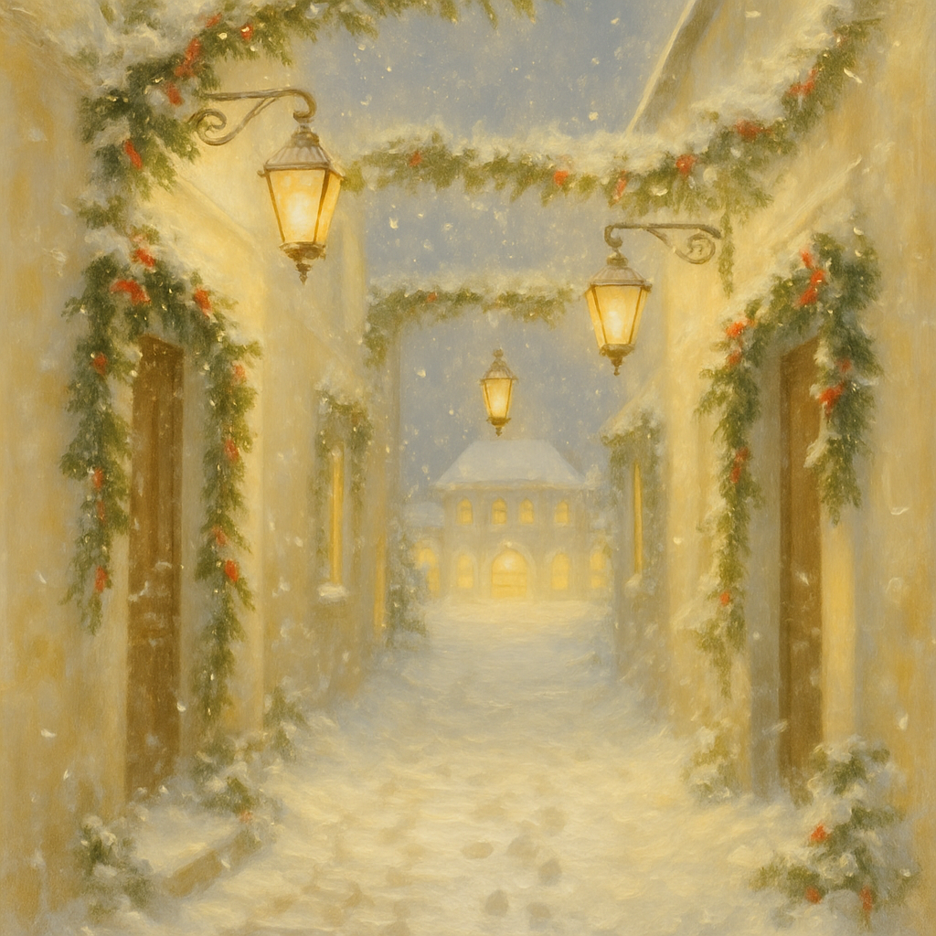 Mistletoe Alley Lanterns paint by color