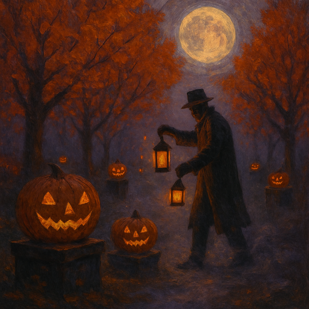 The Lanternmans Orchard Vigil Painting by numbers kit