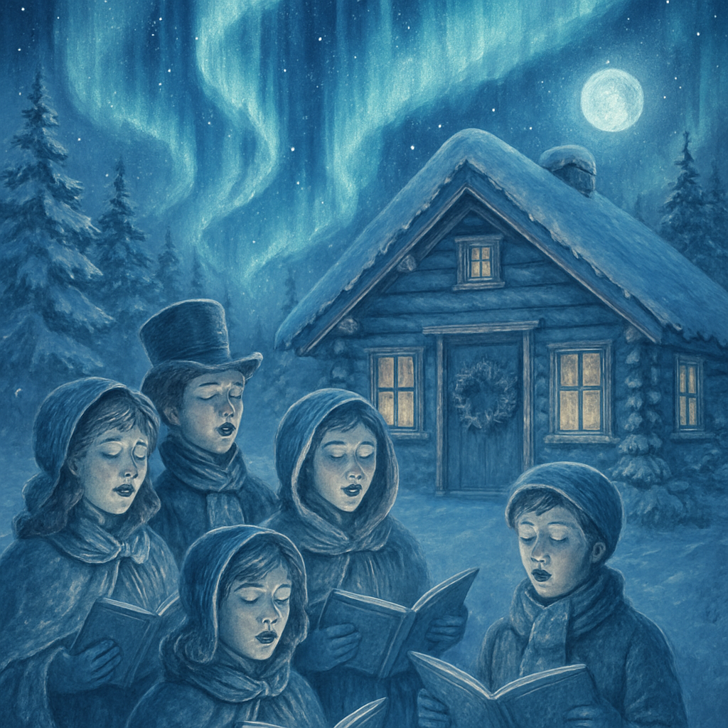 Aurora Cabin Choir paint by numbers