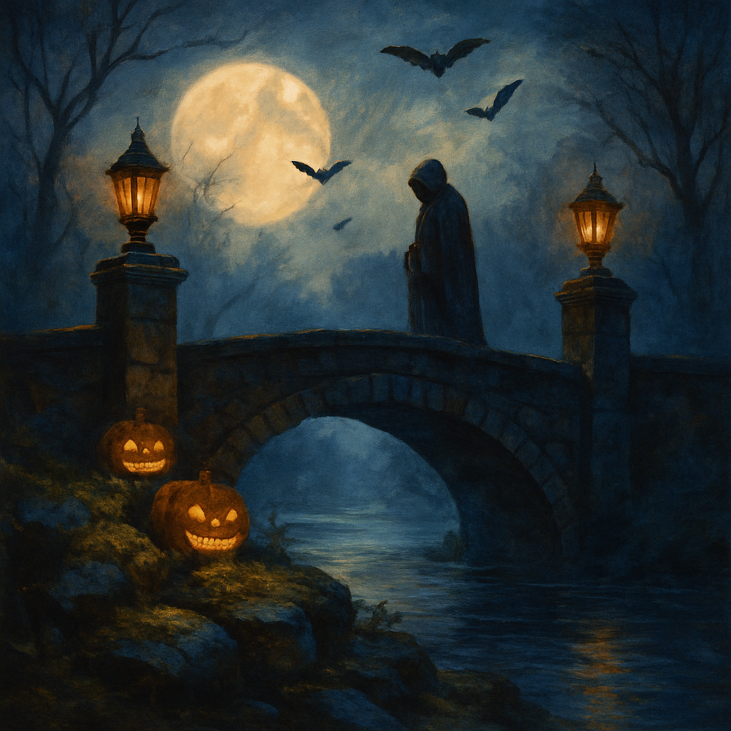The Old Stone Bridge Keep paint by number