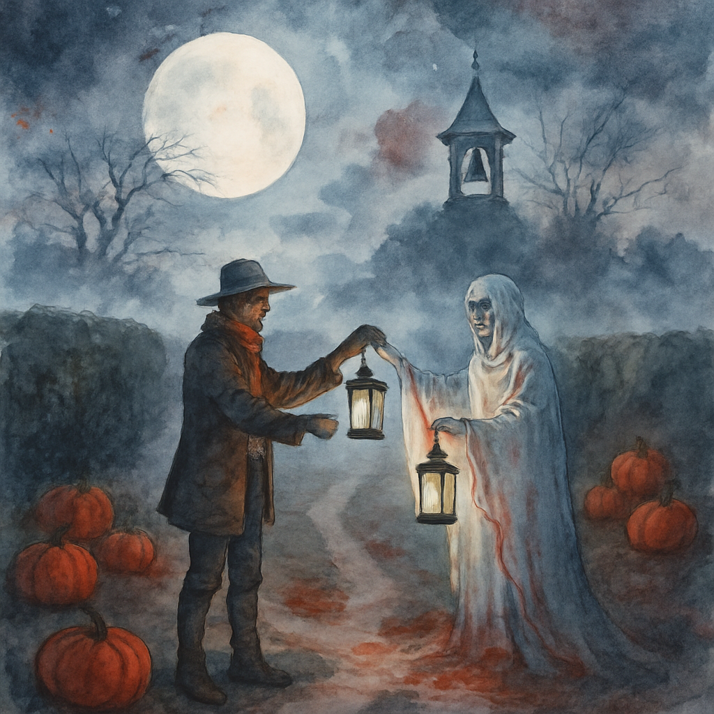The Hollow Road Lantern Exchange Painting by numbers kit