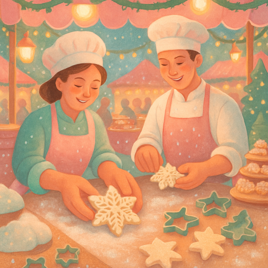Snowflake Bakers Guild painting number kit