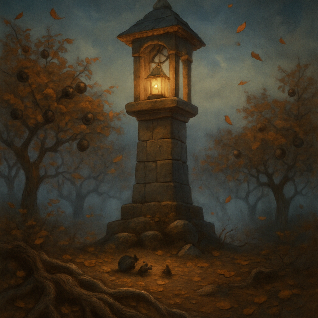The Silent Orchard Beacon paint by number