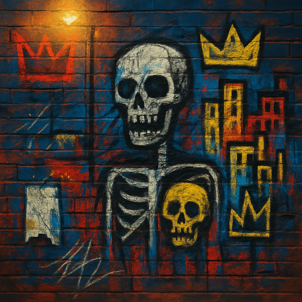 Basquiat Street Echo DIY paint by numbers