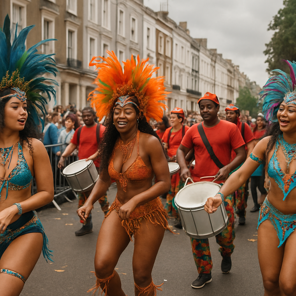 Notting Hill Carnival West Indian Parade Paint by numbers kits