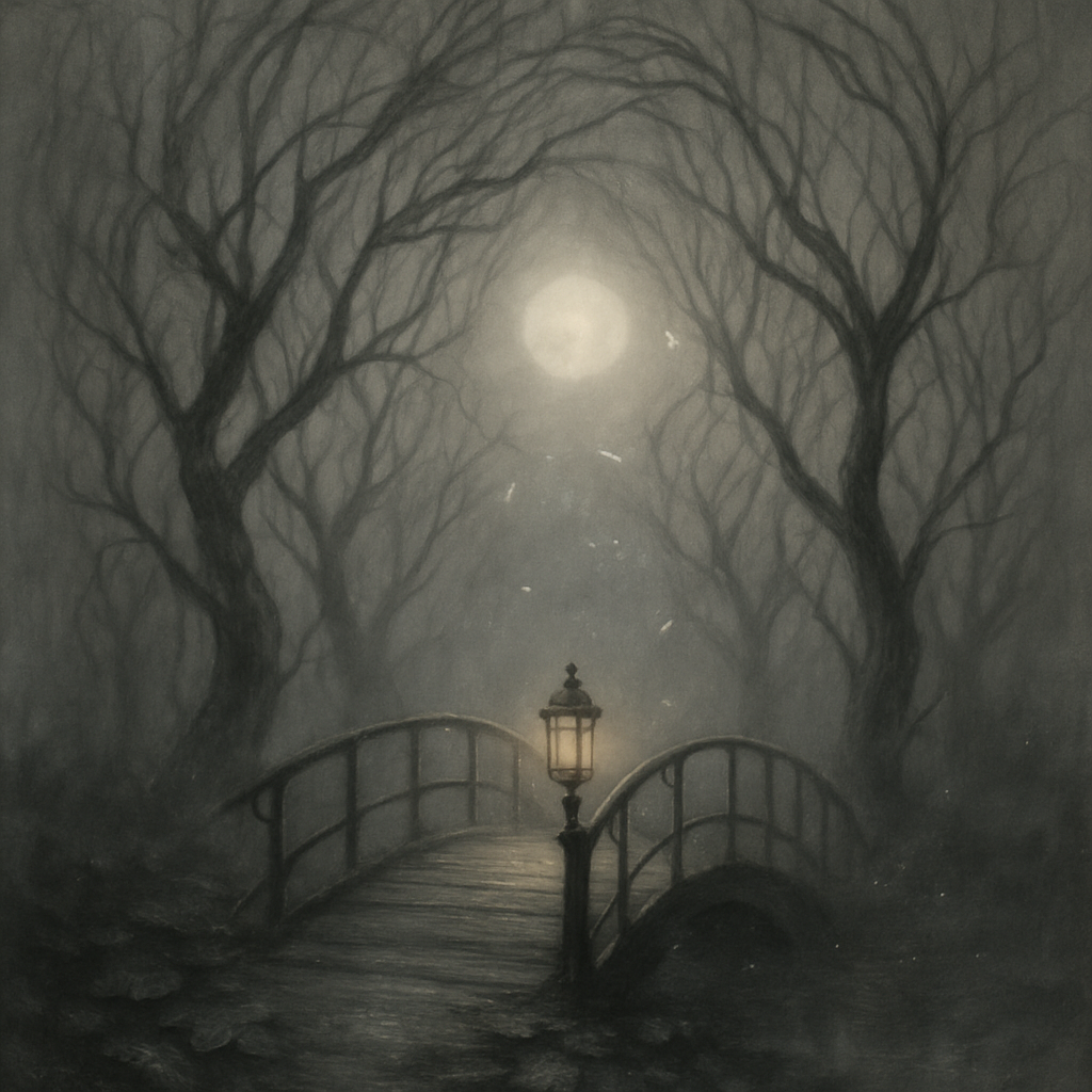 Fogbound Willow Crossing painting number kit