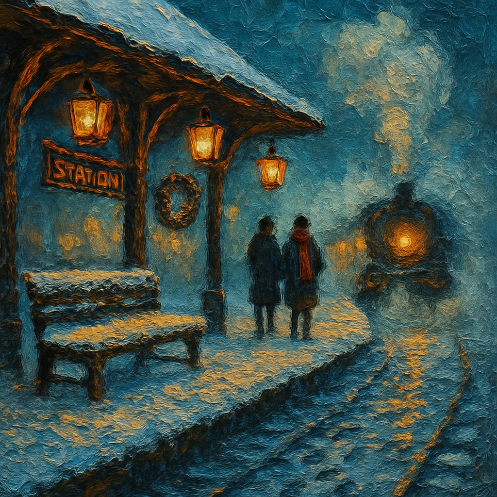 Northern Lantern Train Station painting number kit