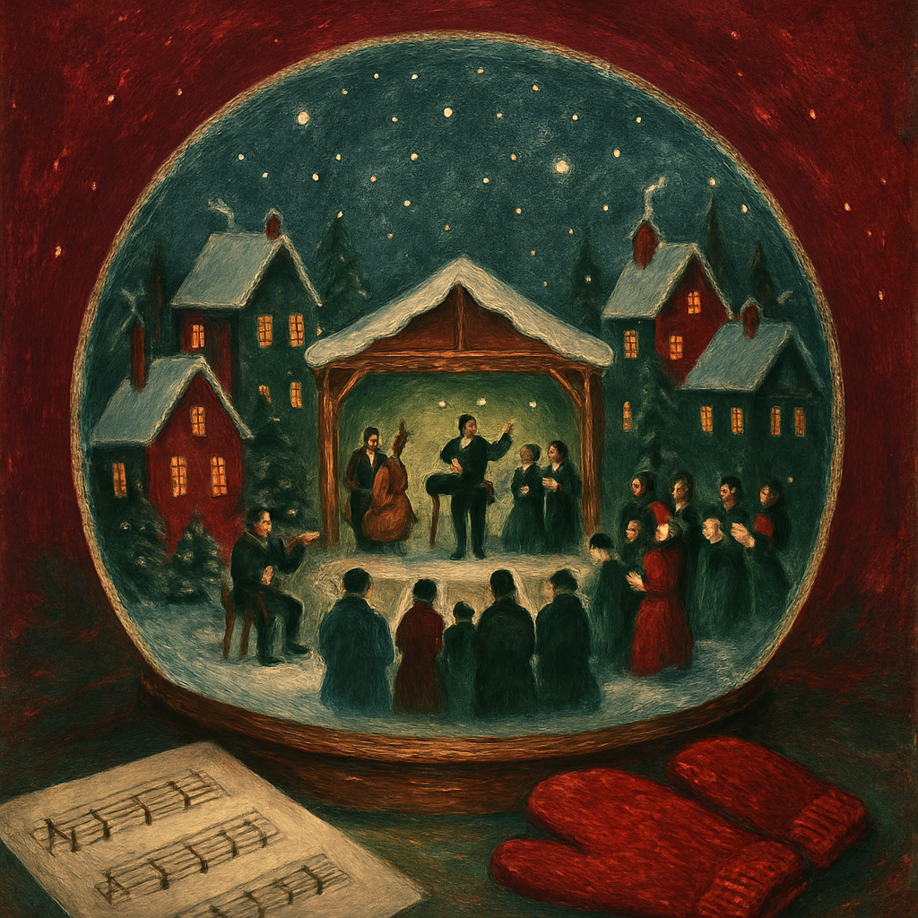 Snow Globe Village Opera DIY paint by numbers