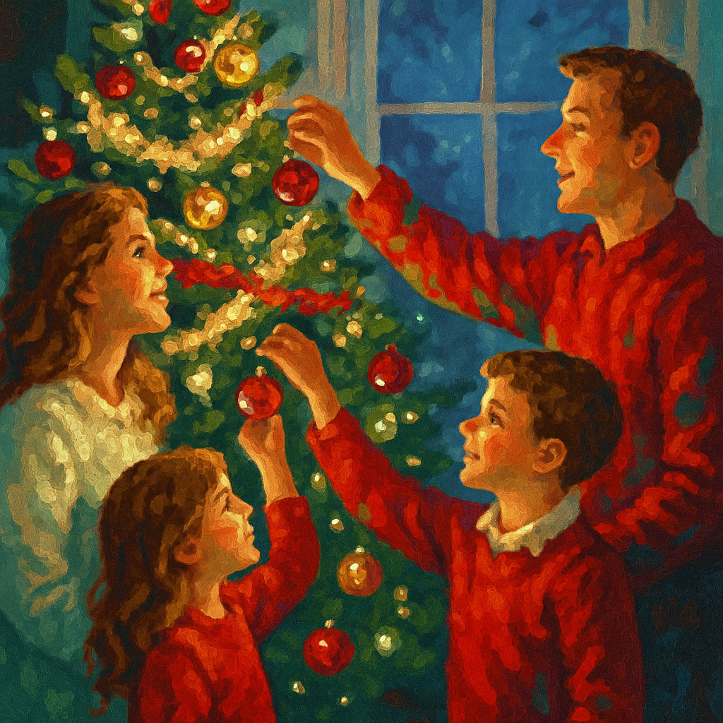 Twilight Tinsel Trimming Paint by numbers kits