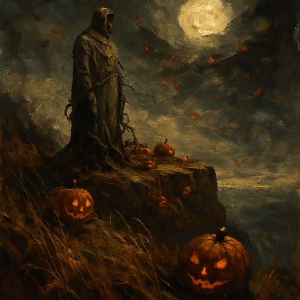 Autumn Cliffside Warden Painting by numbers kit