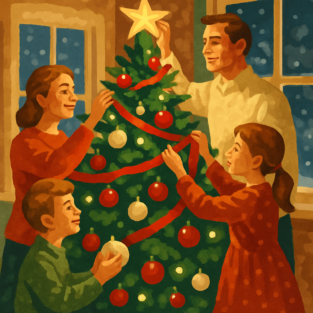 Ornament Trimming Premium Evening paint by numbers