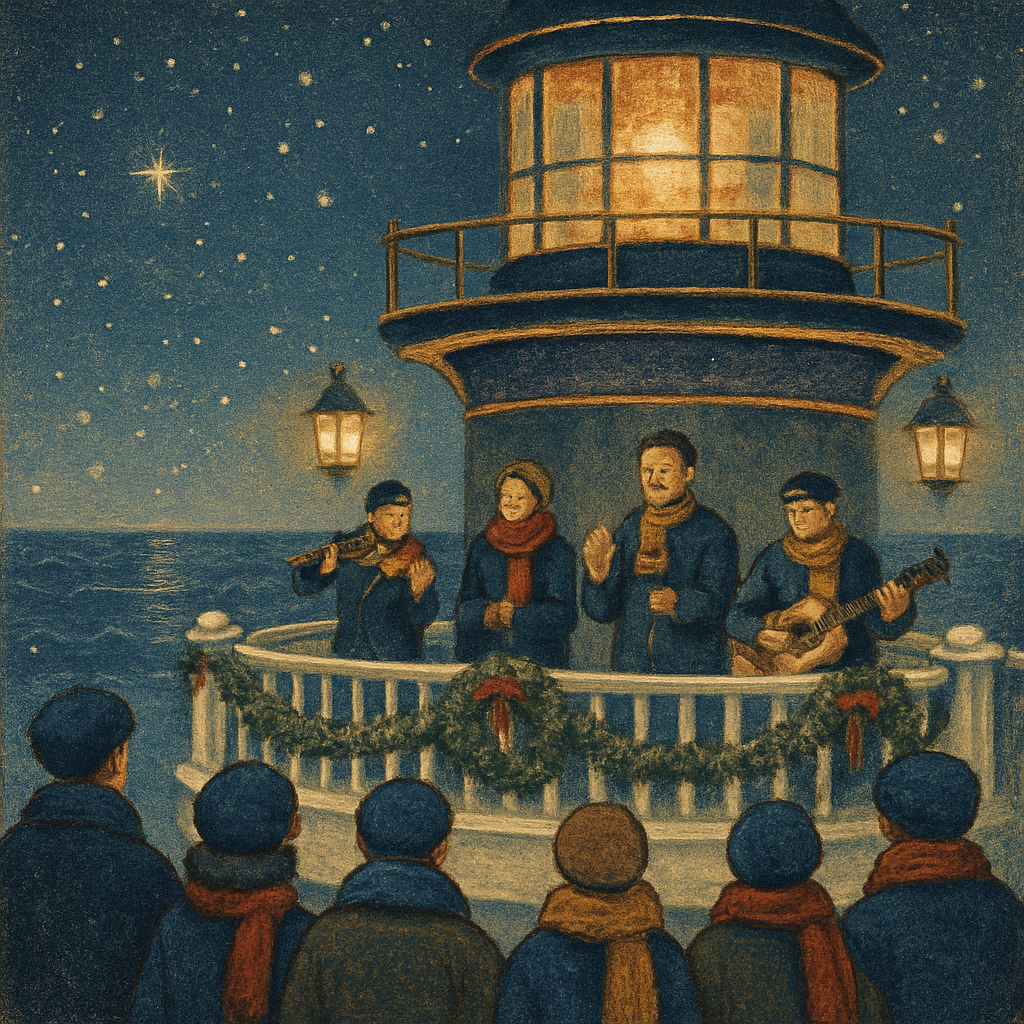 Frosted Lantern Lighthouse Concert Paint by numbers kits