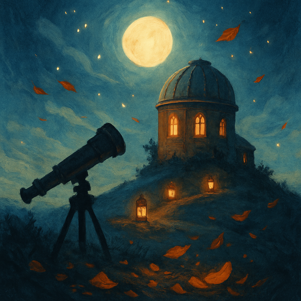 Lantern Ridge Observatory Number painting