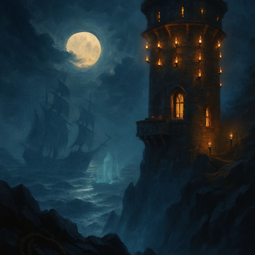 Lantern Coast Watchtower paint by numbers
