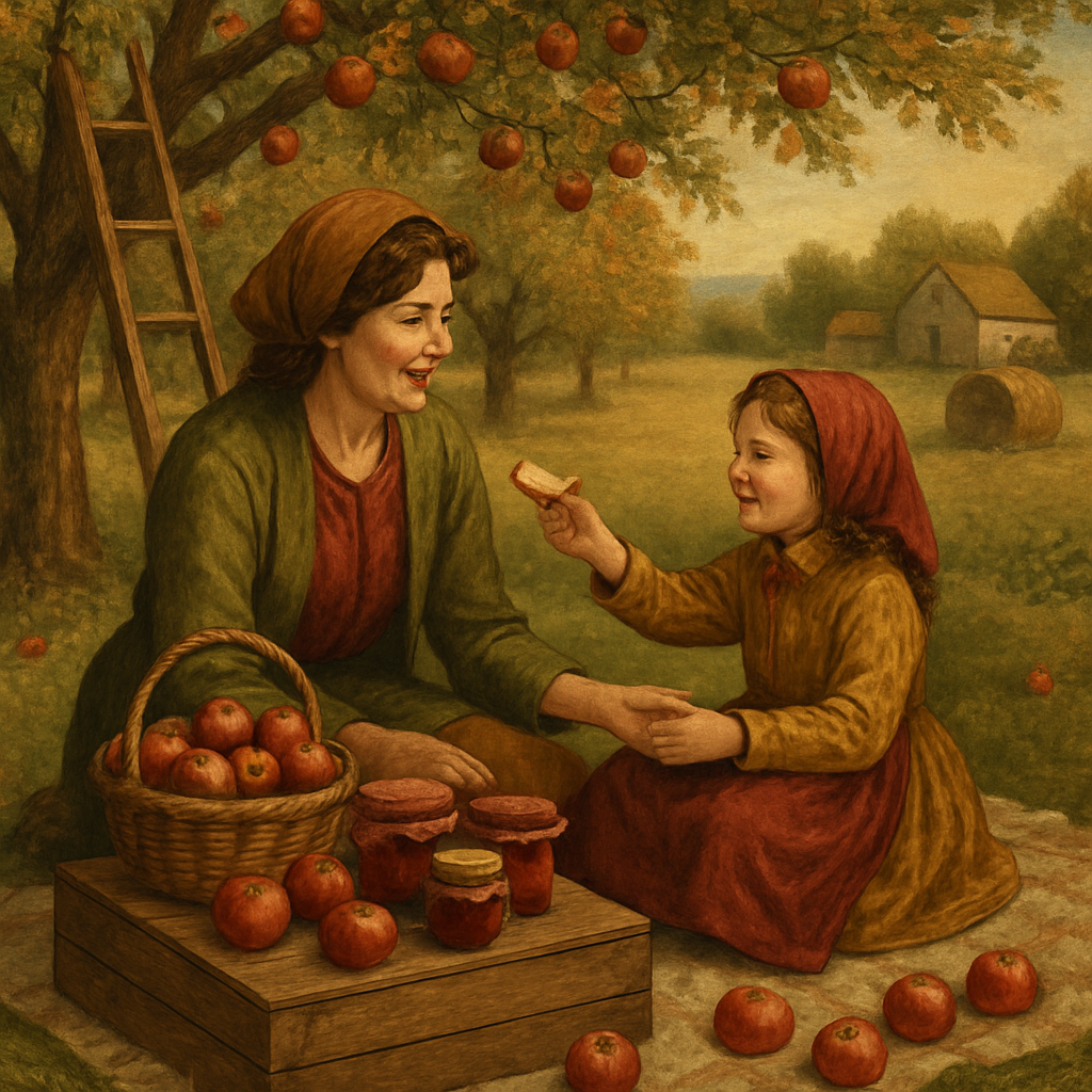 Harvest Picnic With Mother Paint by numbers kits