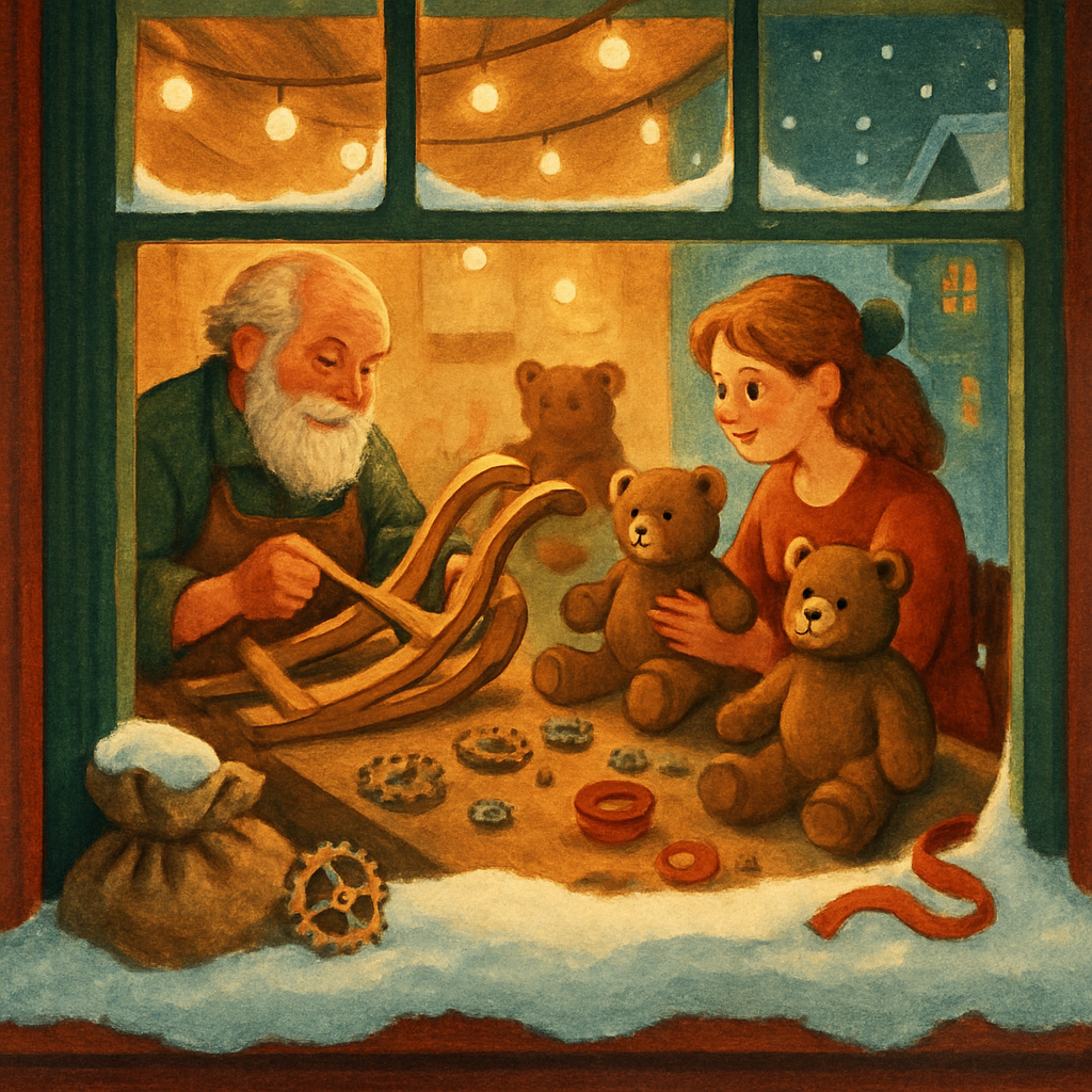 Toy Workshop Window Paint by numbers kits