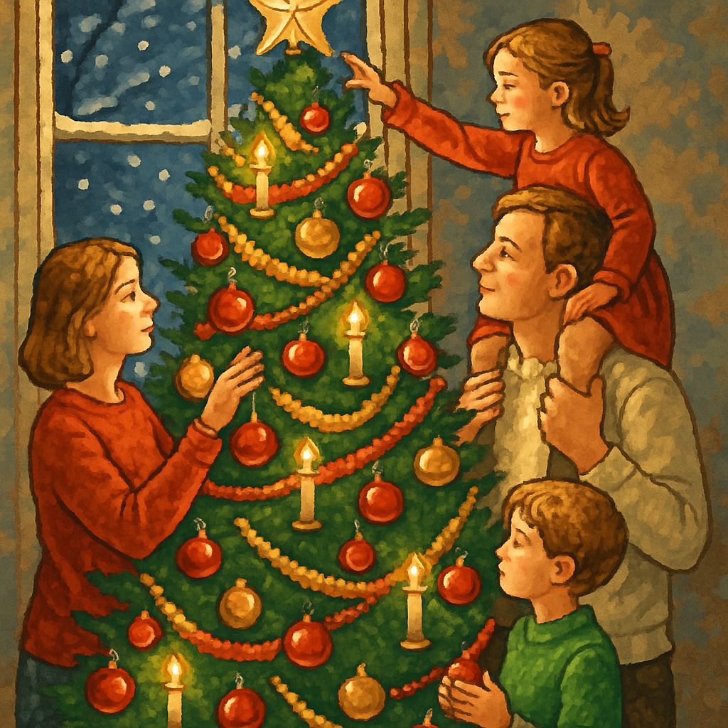 Twinkle Star Tree painting number kit