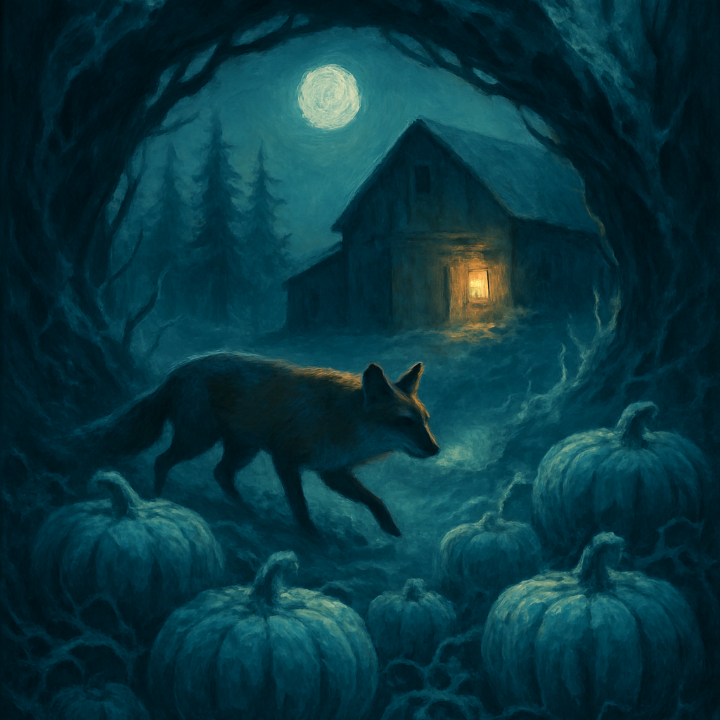 Frosted Hollow At Midnight DIY paint by numbers