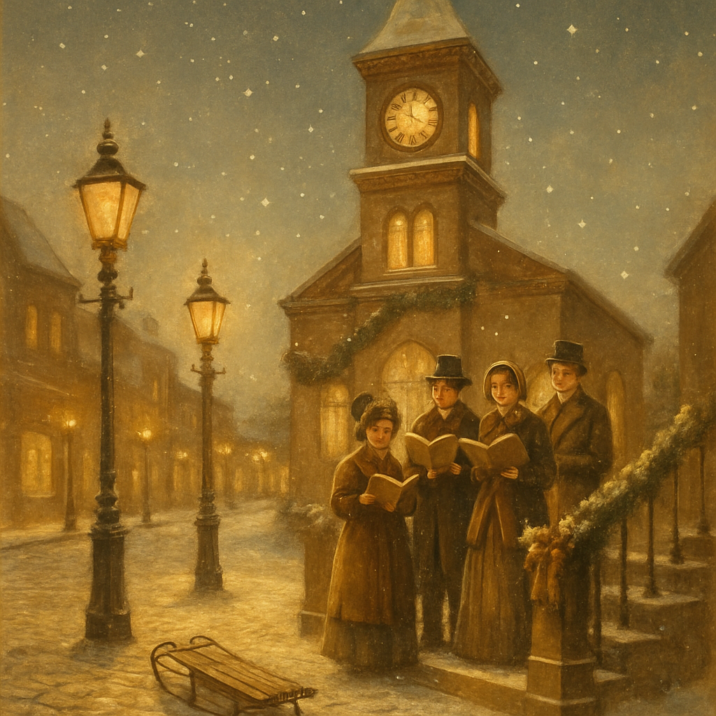 Clocktower Carolers Numbered painting kits