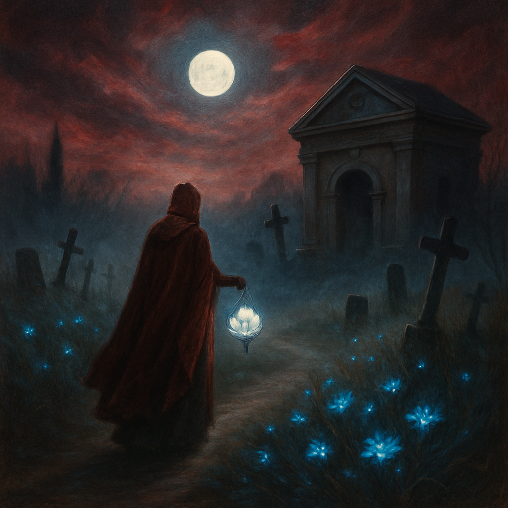 Moonflower Cemetery Path Paint by numbers kits