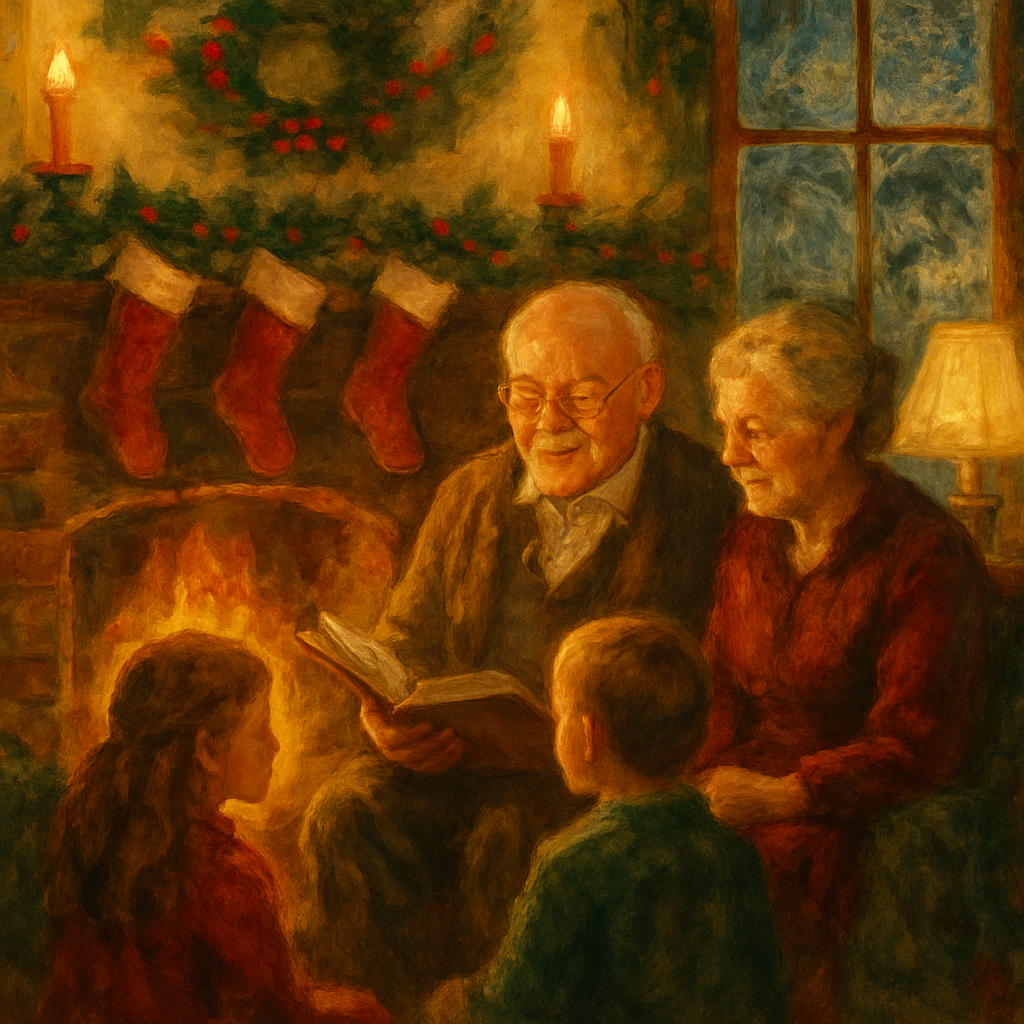 Fireside Story Hour DIY paint by numbers