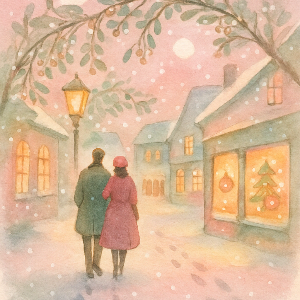 Mistletoe Lane Stroll Paint by numbers kits
