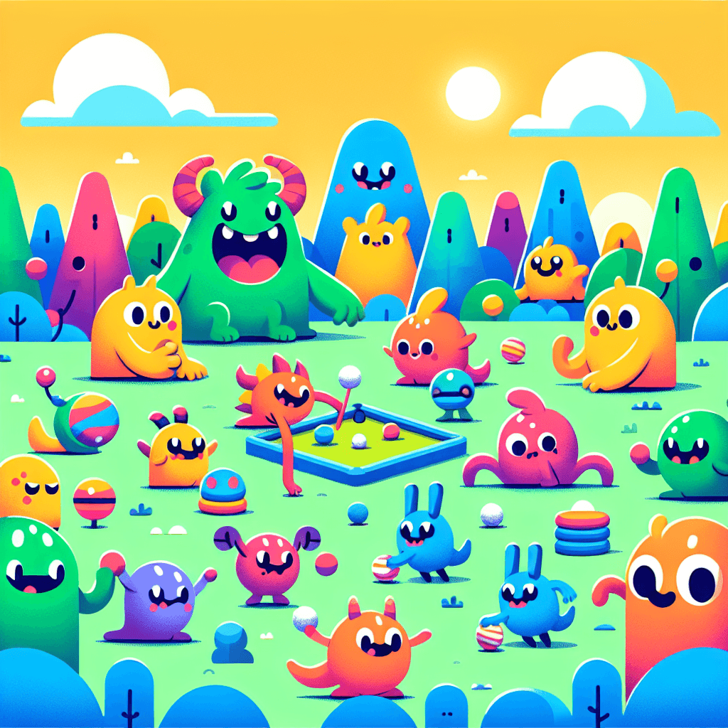 Adventurous Monsters DIY Paint By Numbers