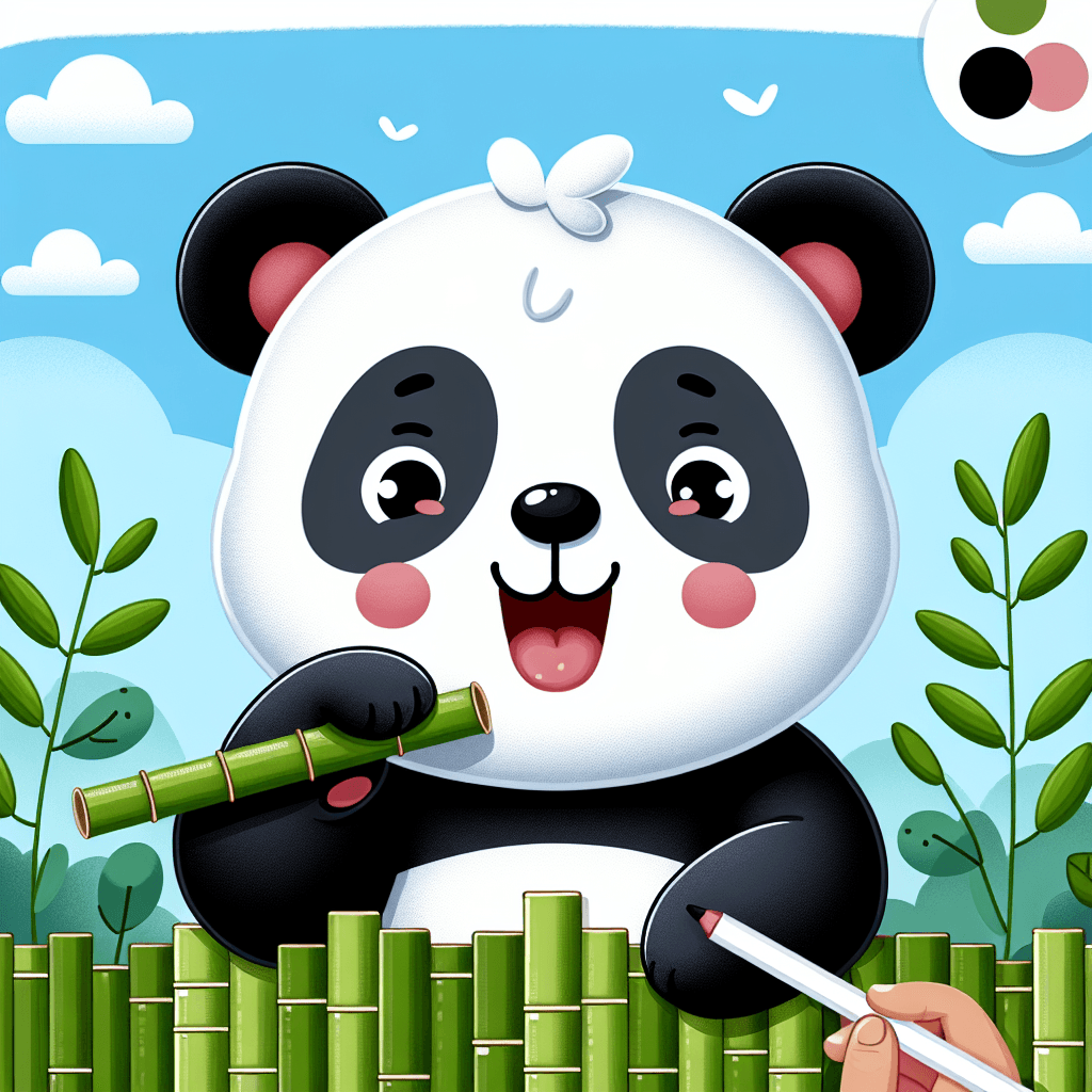 Charming Panda Paint By Numbers