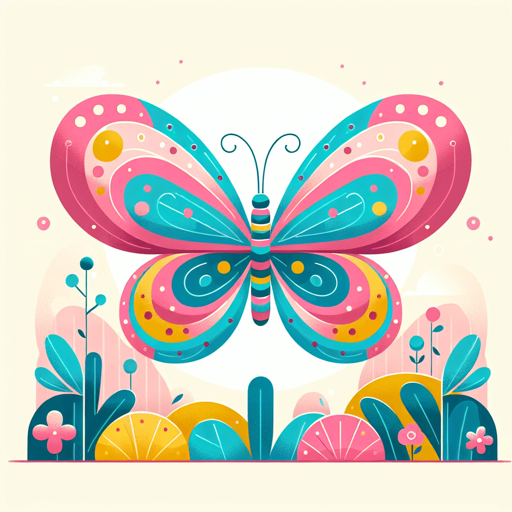 Sunshine Butterfly Dance DIY Paint By Numbers