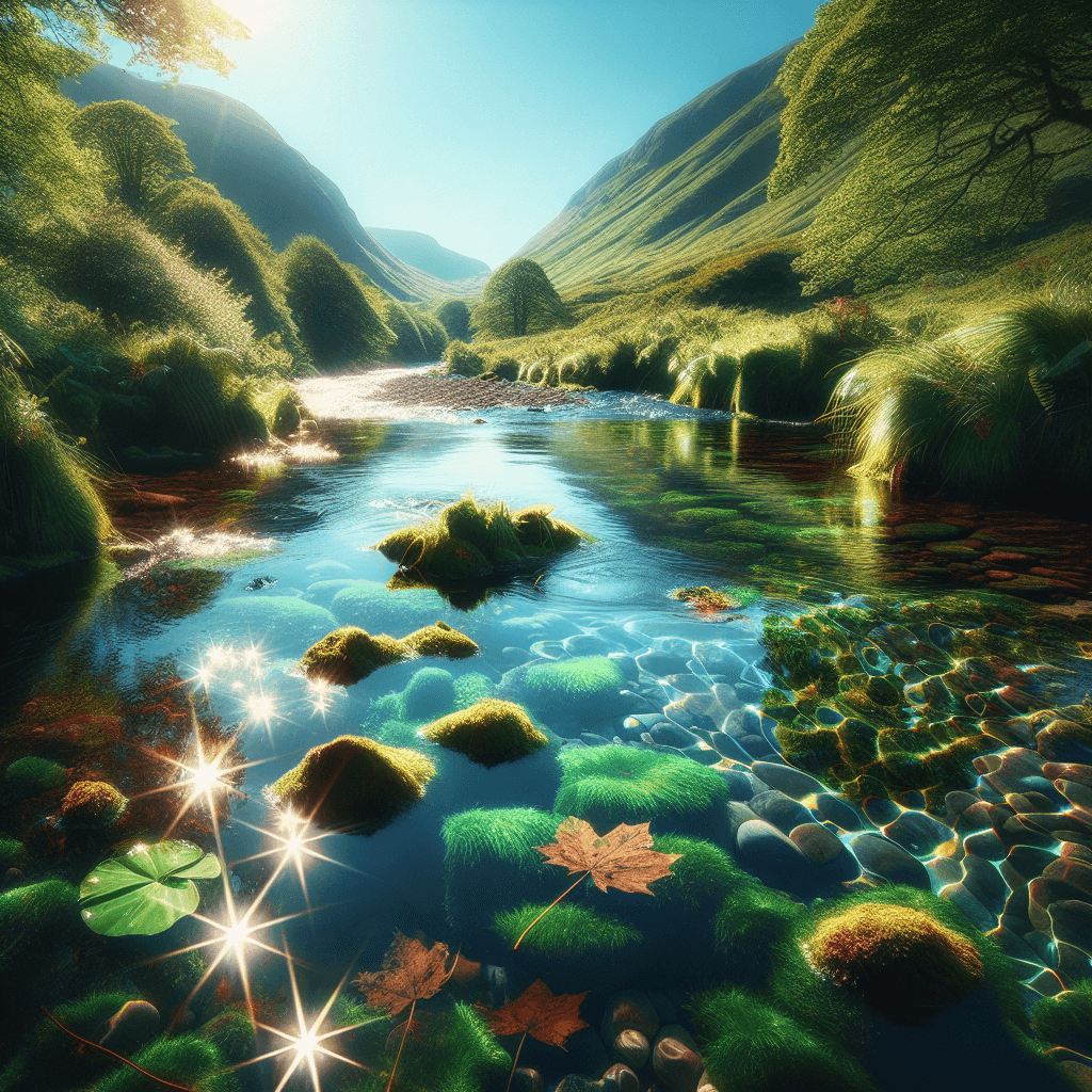 Mountain Stream Solace Paint By Numbers Art