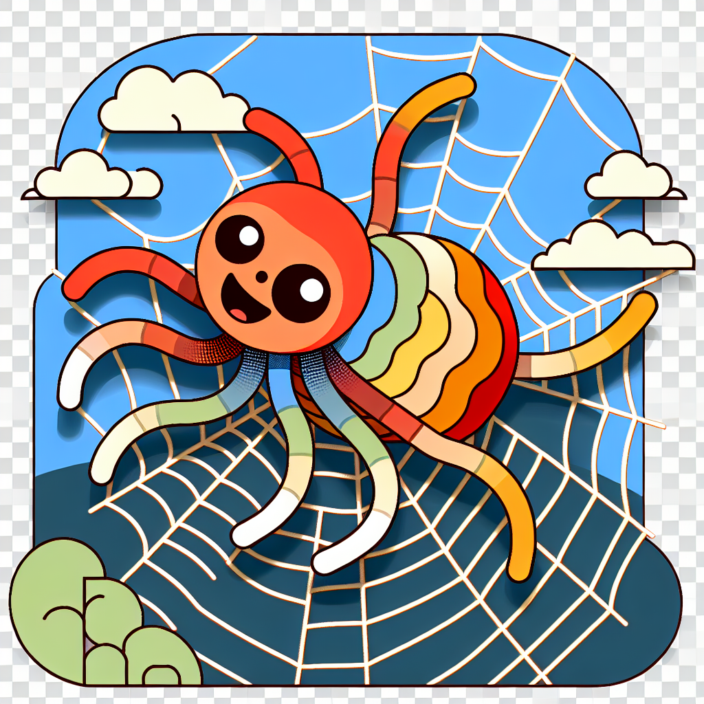 Sprightly Spider Painting By Numbers Kit