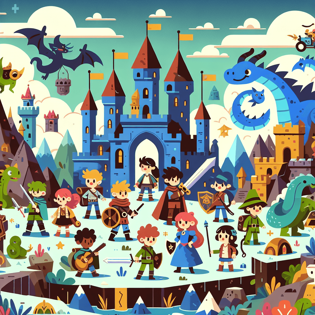 Fantasy Land Quest Paint By Numbers Art