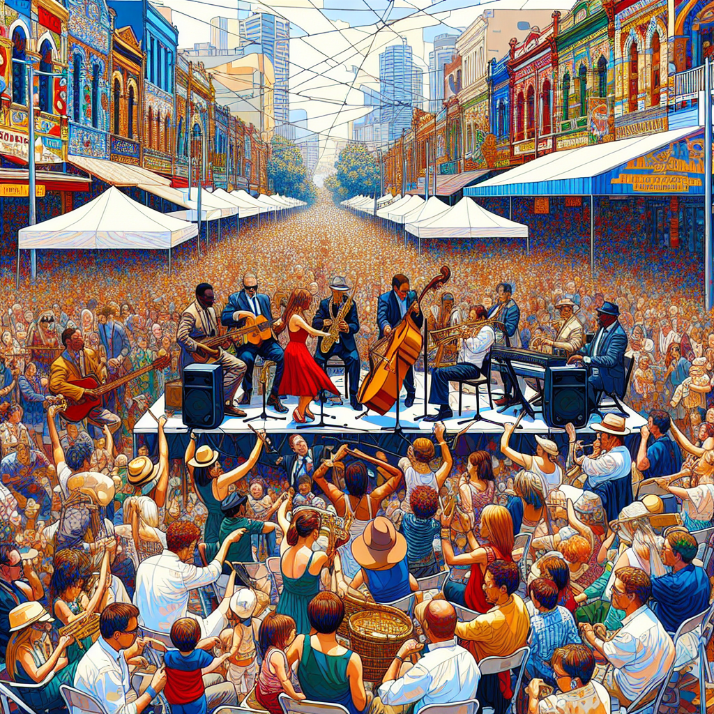 Jazz & Heritage Festival - Australia Number Painting