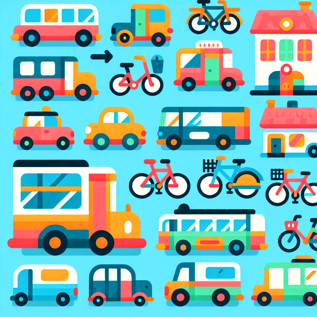City Transport Discovery Paint By Color