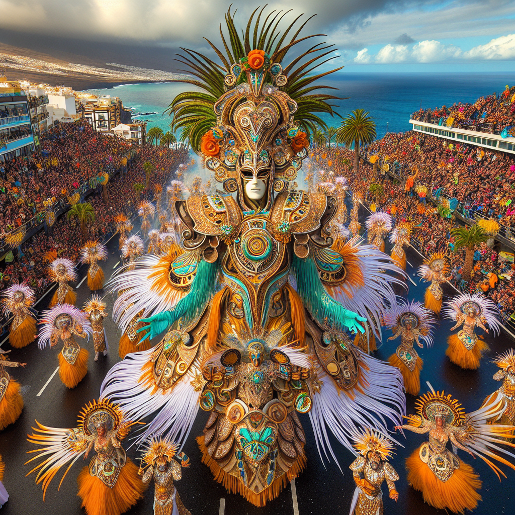 Santa Cruz De Tenerife Carnival - Tenerife Painting Number Kit