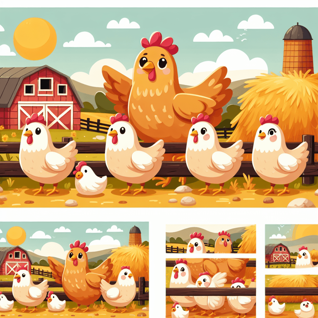 Farmyard Frolic With Cheeky Chickens Painting Number Kit